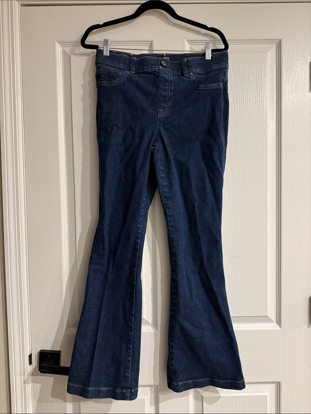 SPANX Navy Flare Jeans
